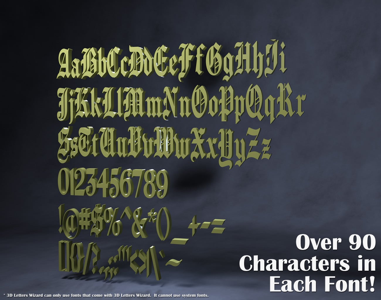 3D Letters Wizard | Daz 3D