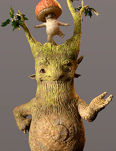 Forest Spirits Tree and Mushroom for Genesis 9 Forest Spirits Tree and Mushroom for Genesis 9 by: JoeQuick, 3D Models by Daz 3D