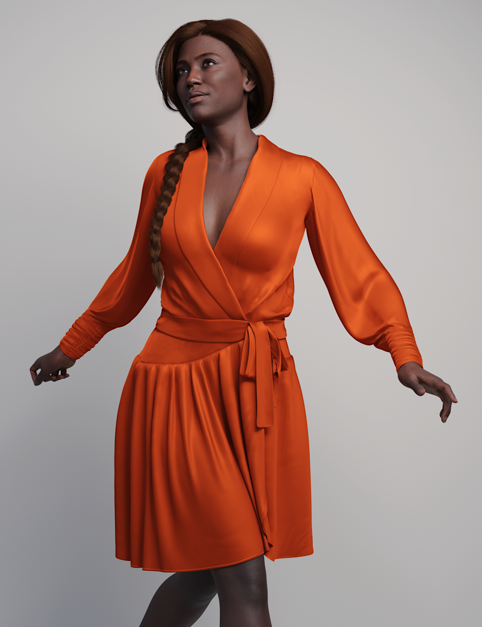 dForce Wrap Mini Dress for Genesis 9 dForce Wrap Mini Dress for Genesis 9 by: Toyen, 3D Models by Daz 3D