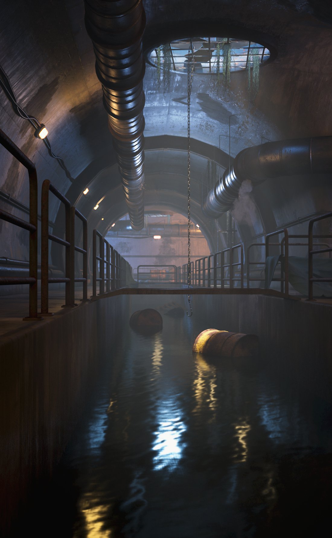 Cold Underground Modular Daz 3D