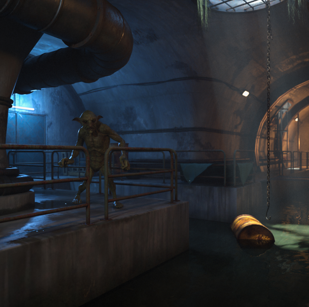 Cold Underground Modular Daz 3D