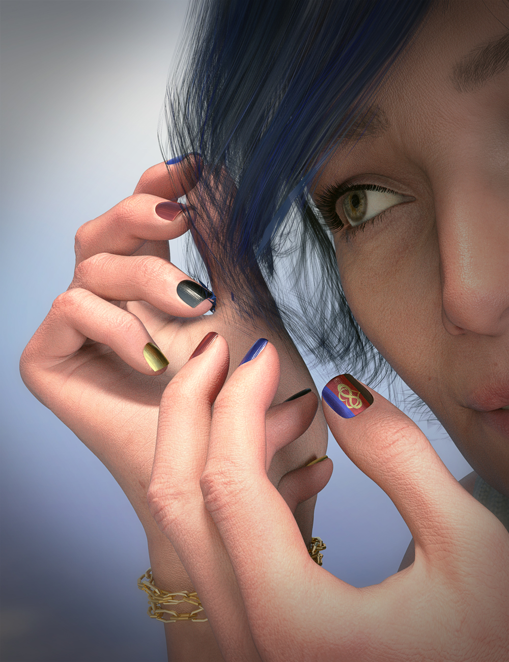 SBibb Pride Nails for Genesis 9 SBibb Pride Nails for Genesis 9 by: SBibb, 3D Models by Daz 3D