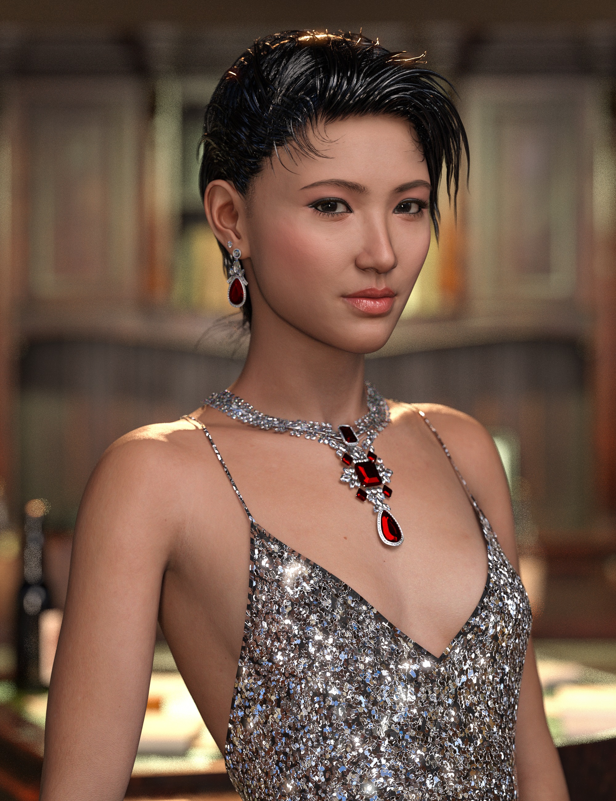 Xiu Lin 9 HD by: , 3D Models by Daz 3D