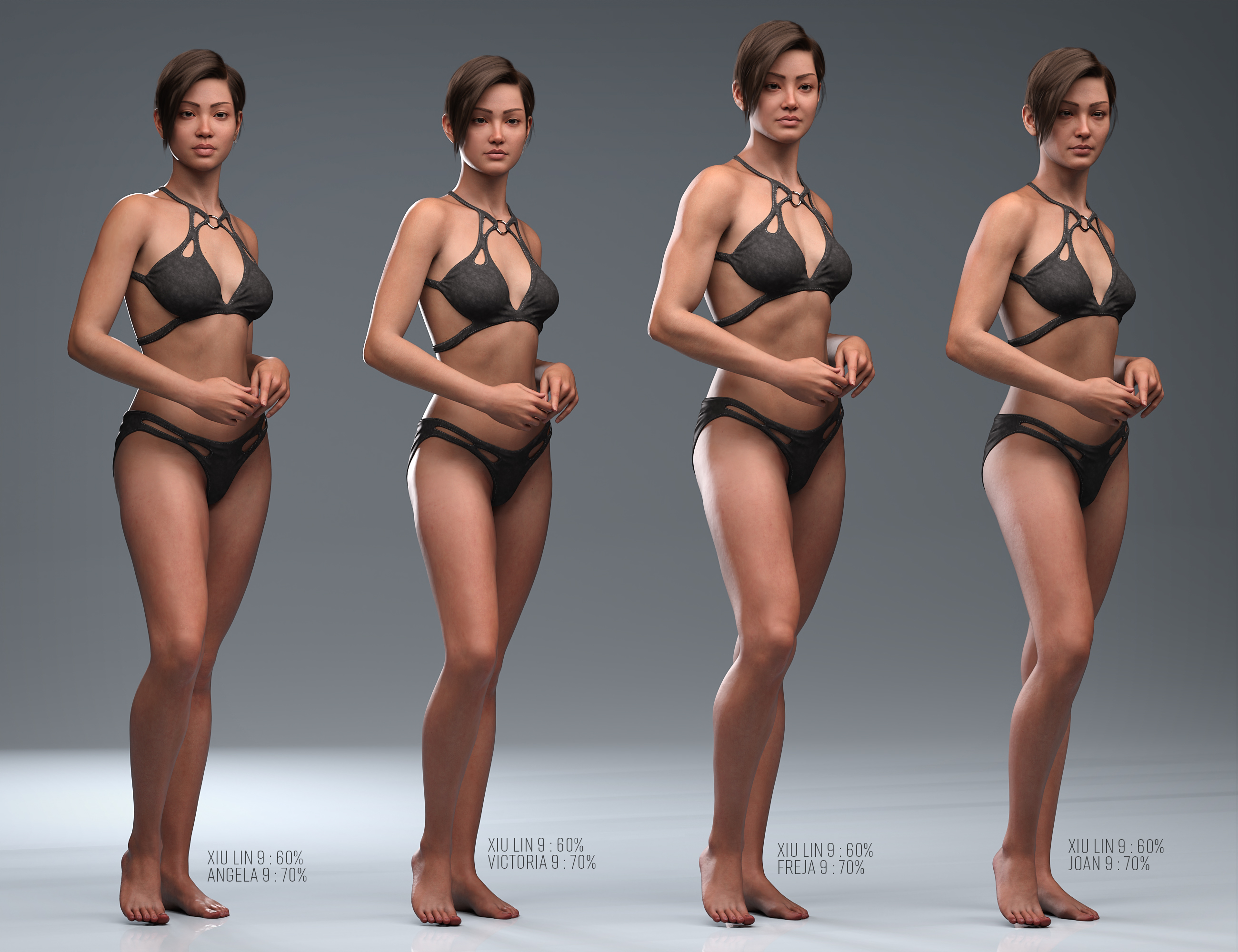 Xiu Lin 9 HD by: , 3D Models by Daz 3D