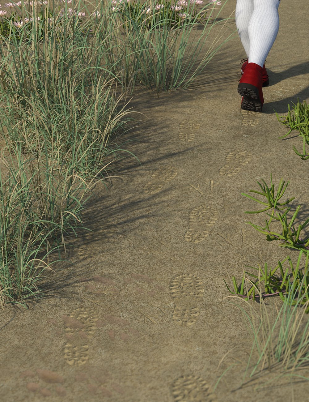 Tracks and Footprint Decals for Daz Studio by: MartinJFrost, 3D Models by Daz 3D