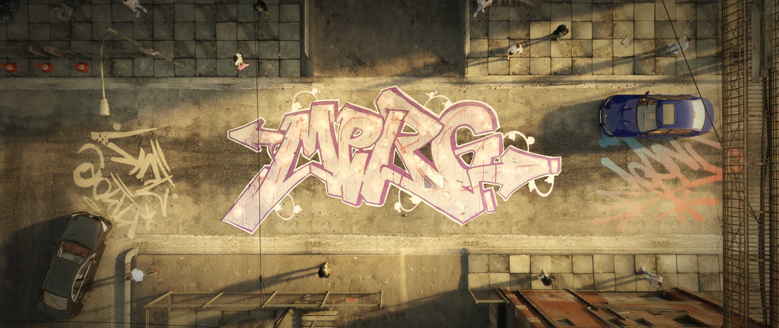 Iray Street Graffiti Iray Street Graffiti by: RavenLoor, 3D Models by Daz 3D