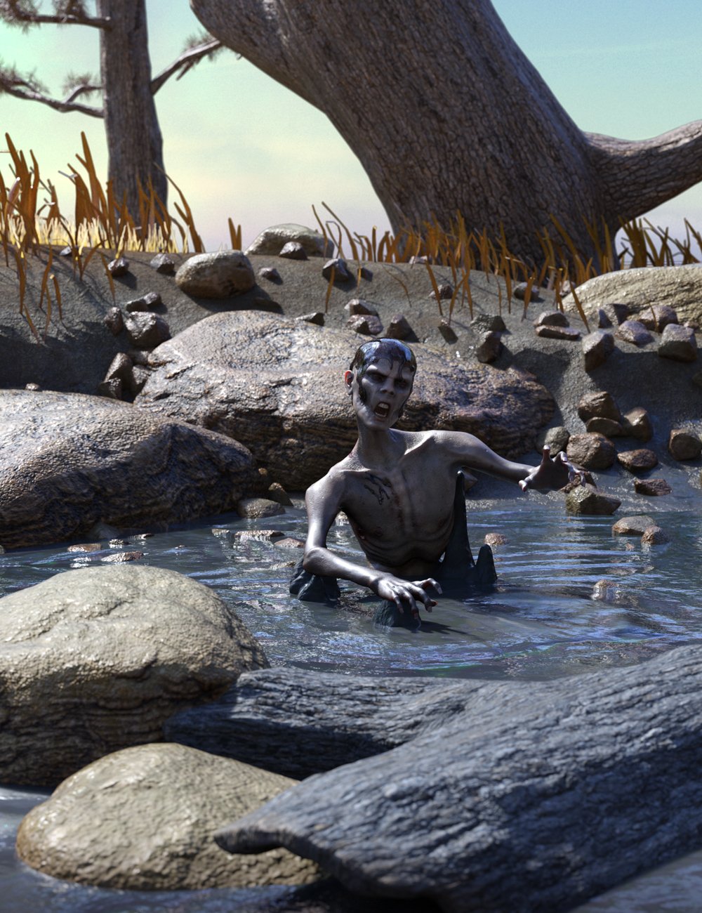 Prehistoric Tar Pit by: E-Arkham, 3D Models by Daz 3D