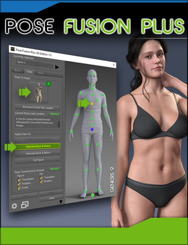 Pose Fusion Plus Genesis 9 Edition by: Zev0bitwelder, 3D Models by Daz 3D