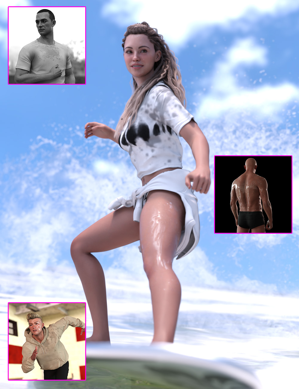 Daz studio sweat