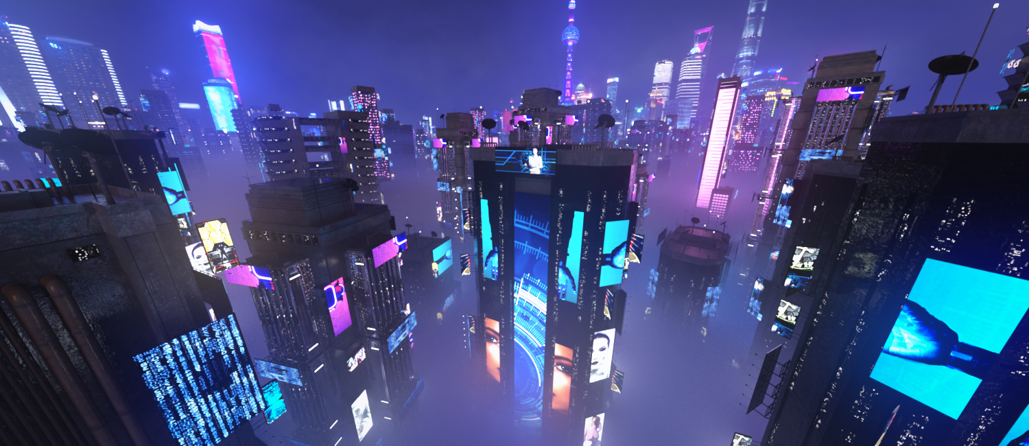 Cyberpunk Dark City Cyberpunk Dark City by: DreamlightReedux Studio, 3D Models by Daz 3D