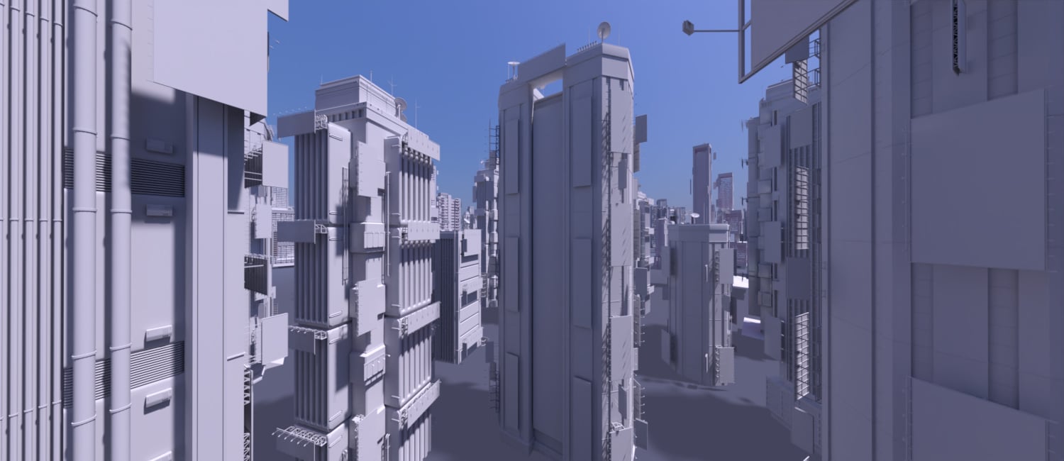 Cyberpunk Dark City by: DreamlightReedux Studio, 3D Models by Daz 3D