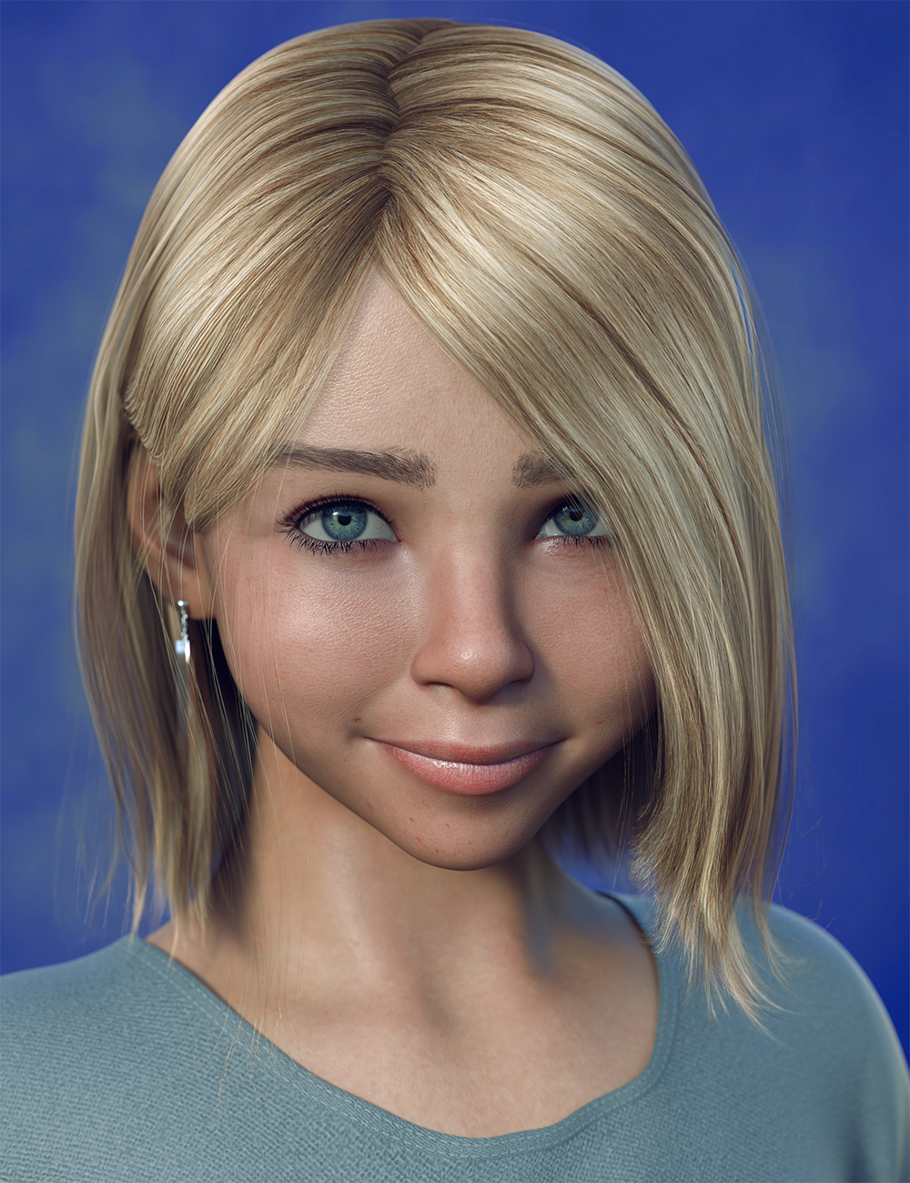 Aurora Hair for Genesis 9 by: 3D Universe, 3D Models by Daz 3D
