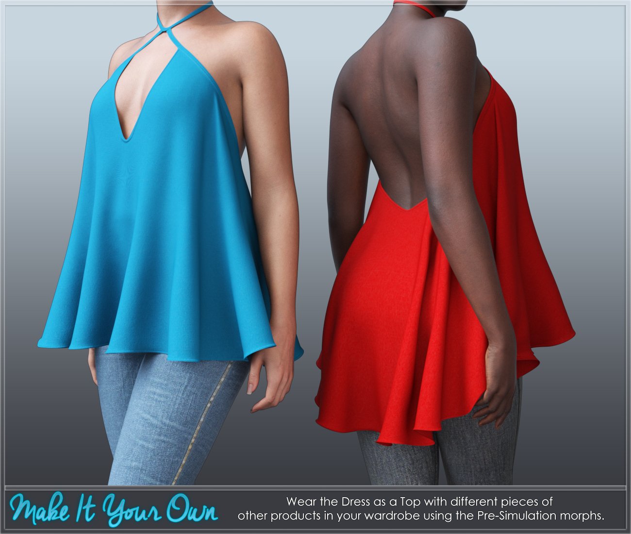 dForce Swing Outfit for Genesis 9 dForce Swing Outfit for Genesis 9 by: Nikisatez, 3D Models by Daz 3D