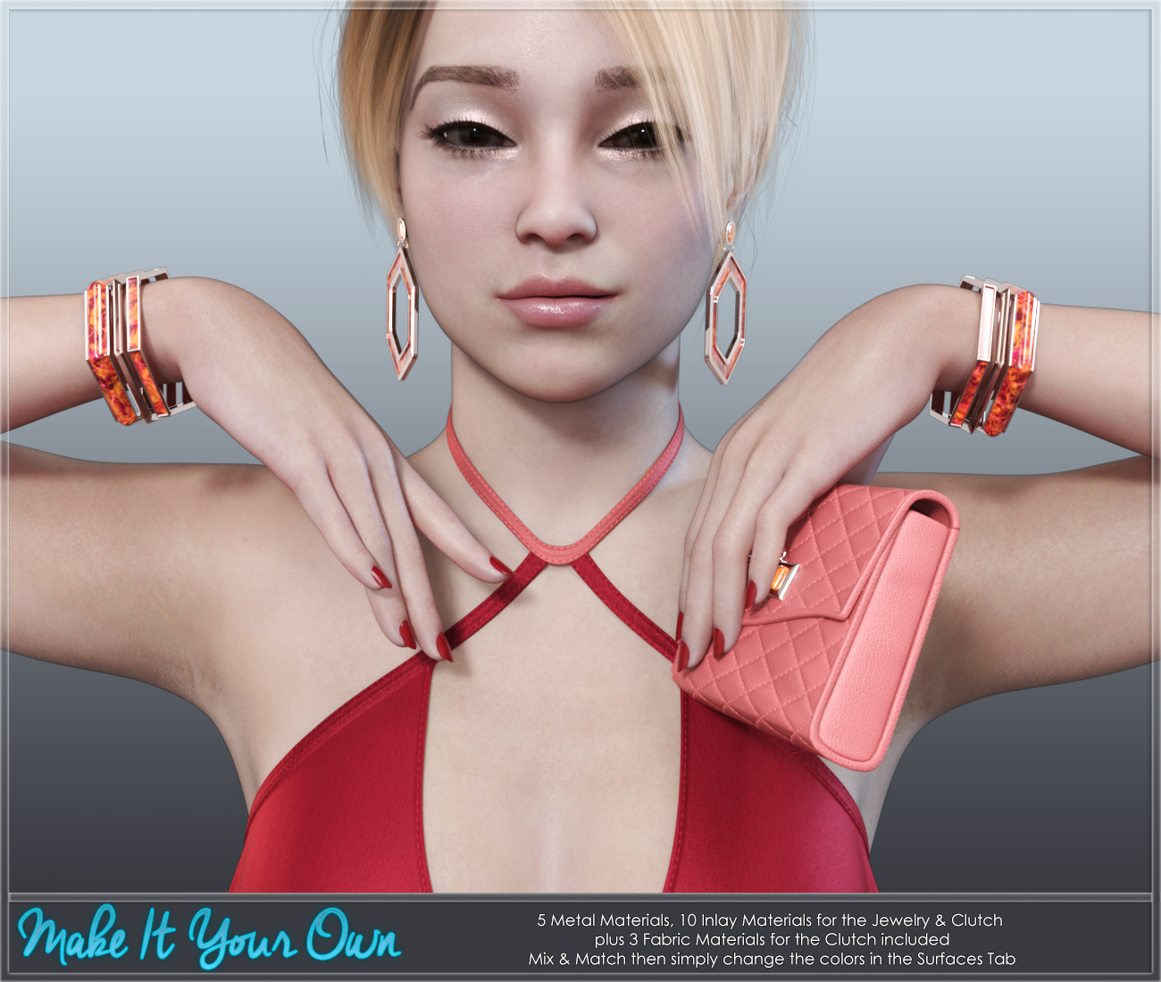 dForce Swing Outfit for Genesis 9 by: Nikisatez, 3D Models by Daz 3D