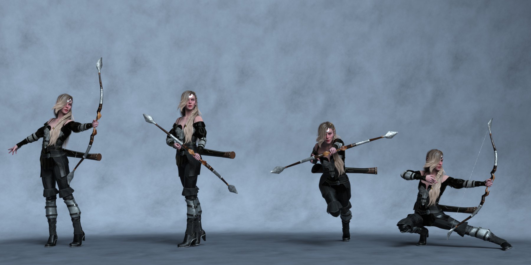 High Elven Archer Poses for Joan 9 High Elf High Elven Archer Poses for Joan 9 High Elf by: Ensary, 3D Models by Daz 3D