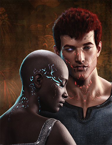 FPE Fantasy Scarification Face Tattoos Geoshell for Genesis 9 FPE Fantasy Scarification Face Tattoos Geoshell for Genesis 9 by: FenixPhoenixEsid, 3D Models by Daz 3D