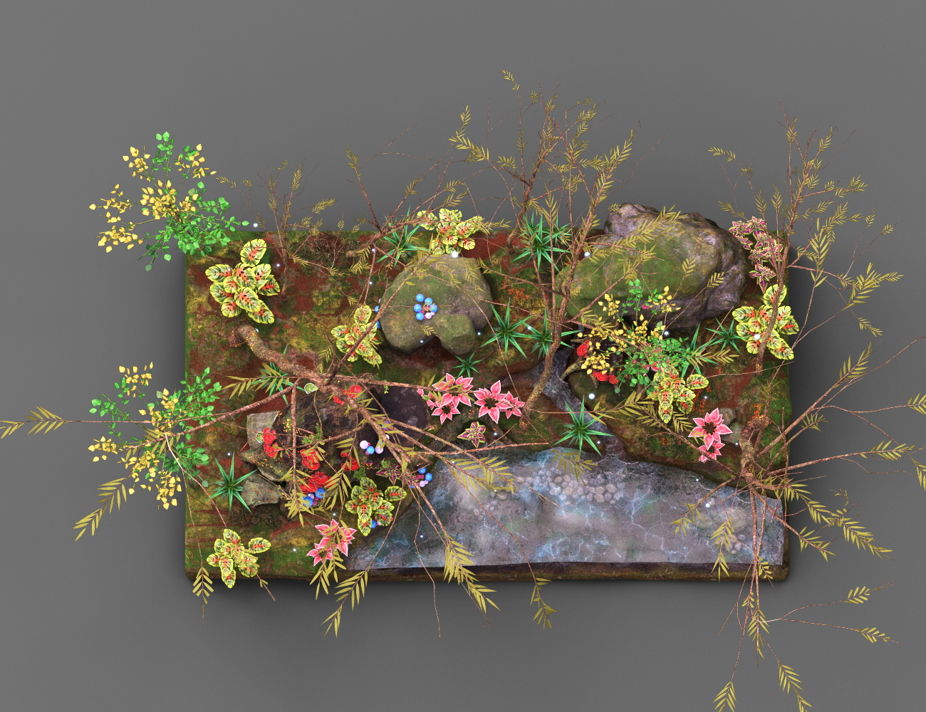 XI Elven Forest Vignette by: Xivon, 3D Models by Daz 3D