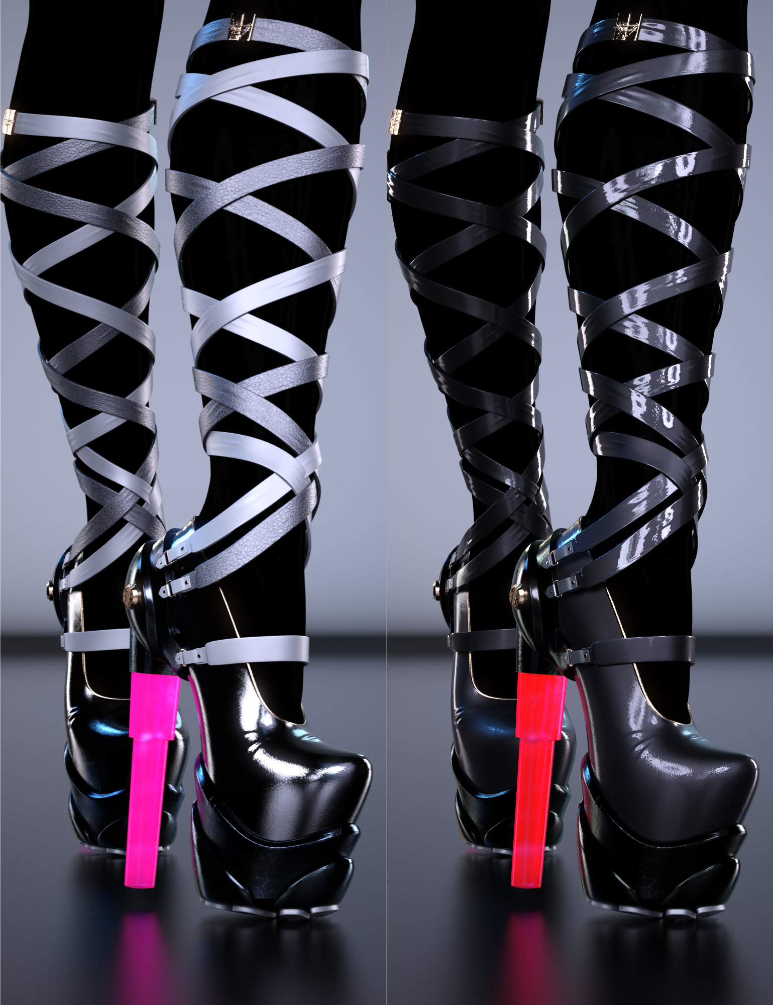 HM Lightstalker Shoes Add-On Textures HM Lightstalker Shoes Add-On Textures by: HM, 3D Models by Daz 3D