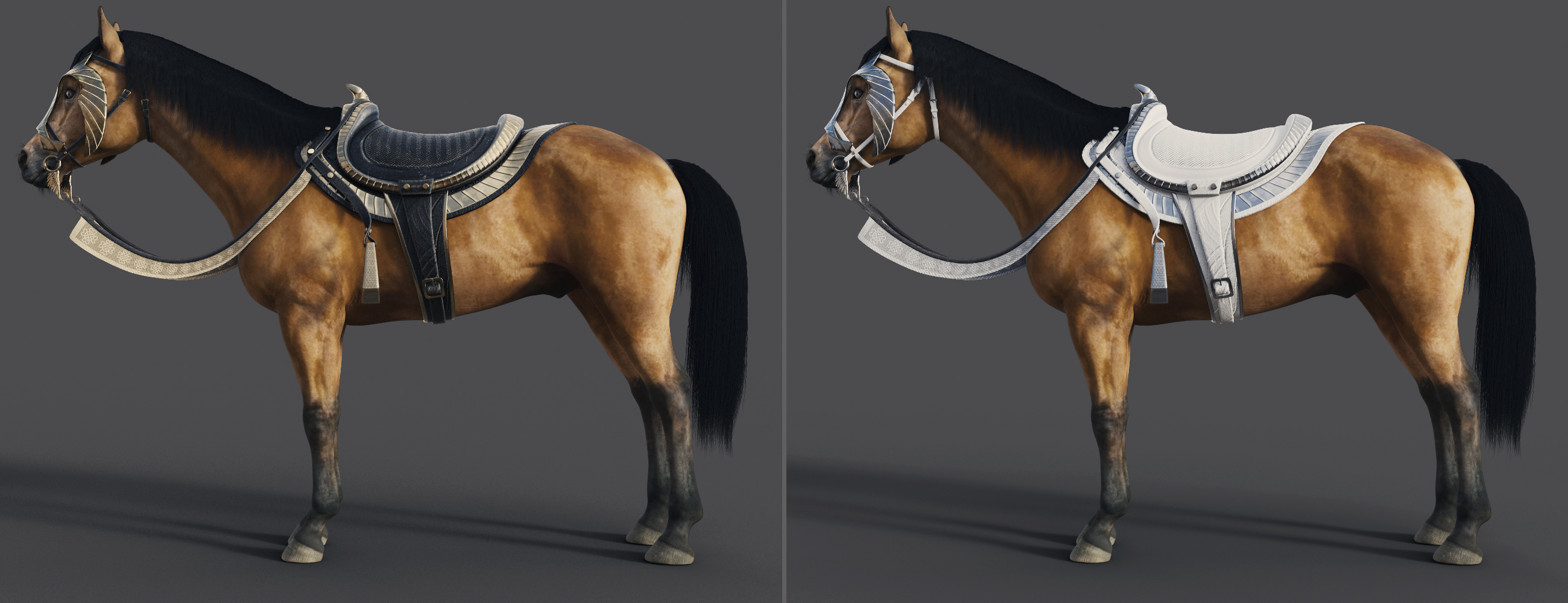dForce Elf Style Outfit for Daz Horse 3 Texture Add-On | Daz 3D