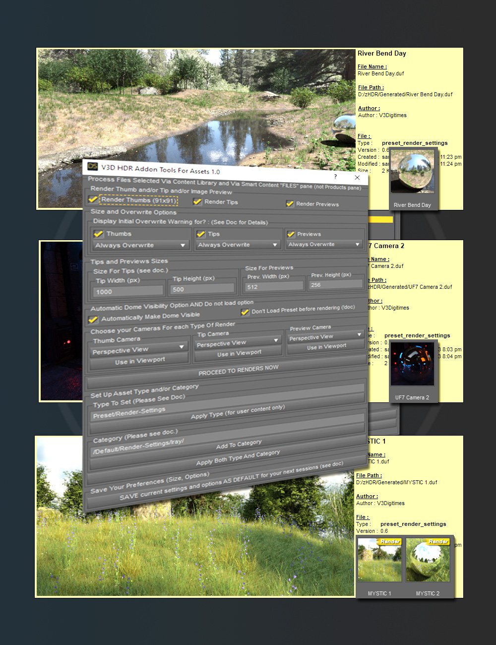 V3D HDR Add-On Tools