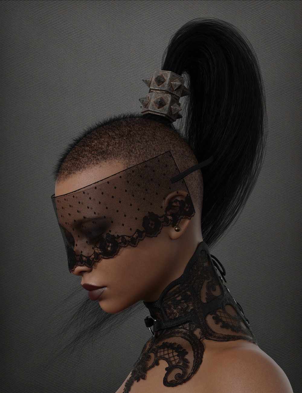 Kurdan Hair for Genesis 9 by: Soto, 3D Models by Daz 3D