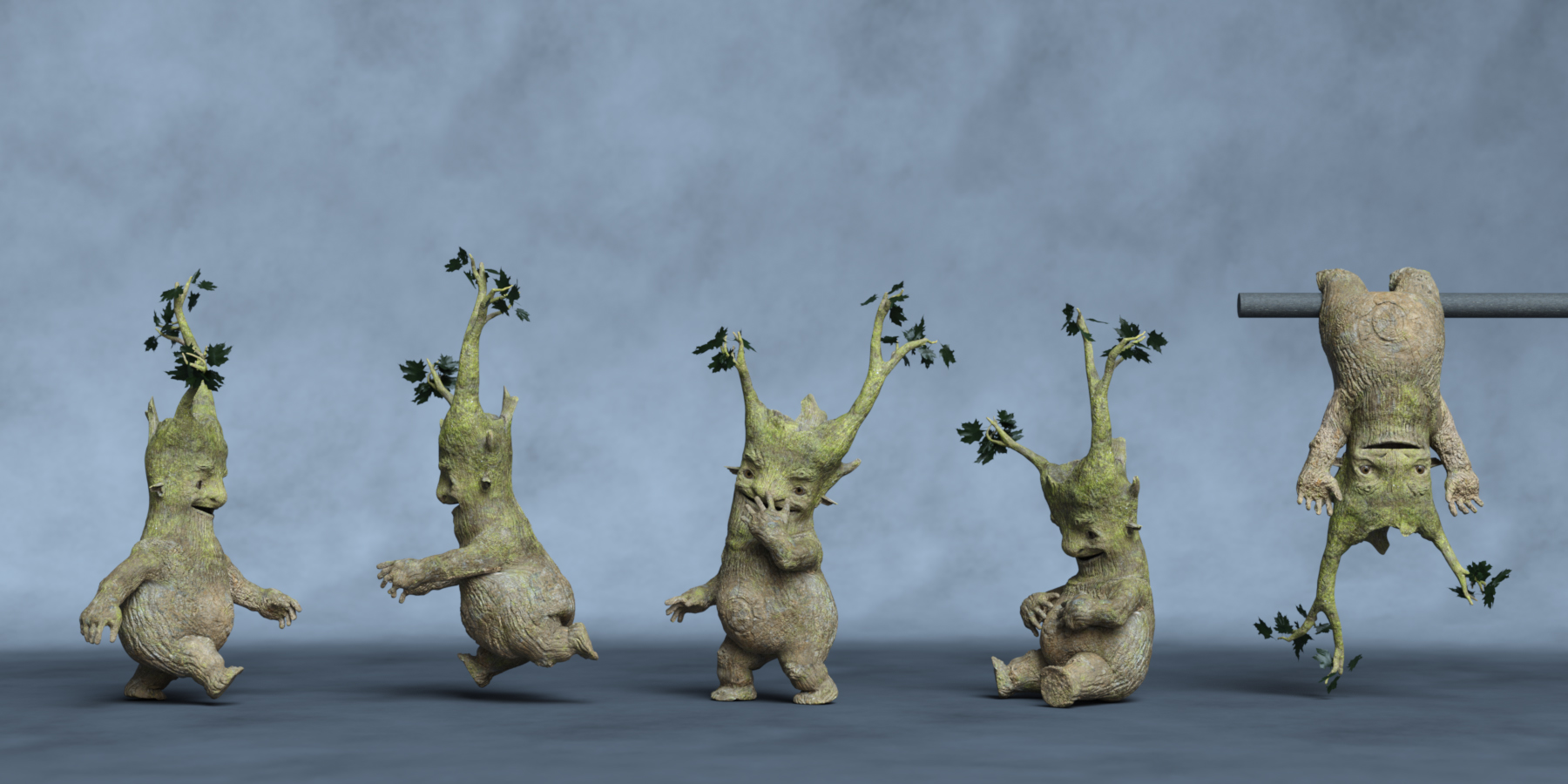 The Guardians Poses for JQ Forest Spirits by: Ensary, 3D Models by Daz 3D