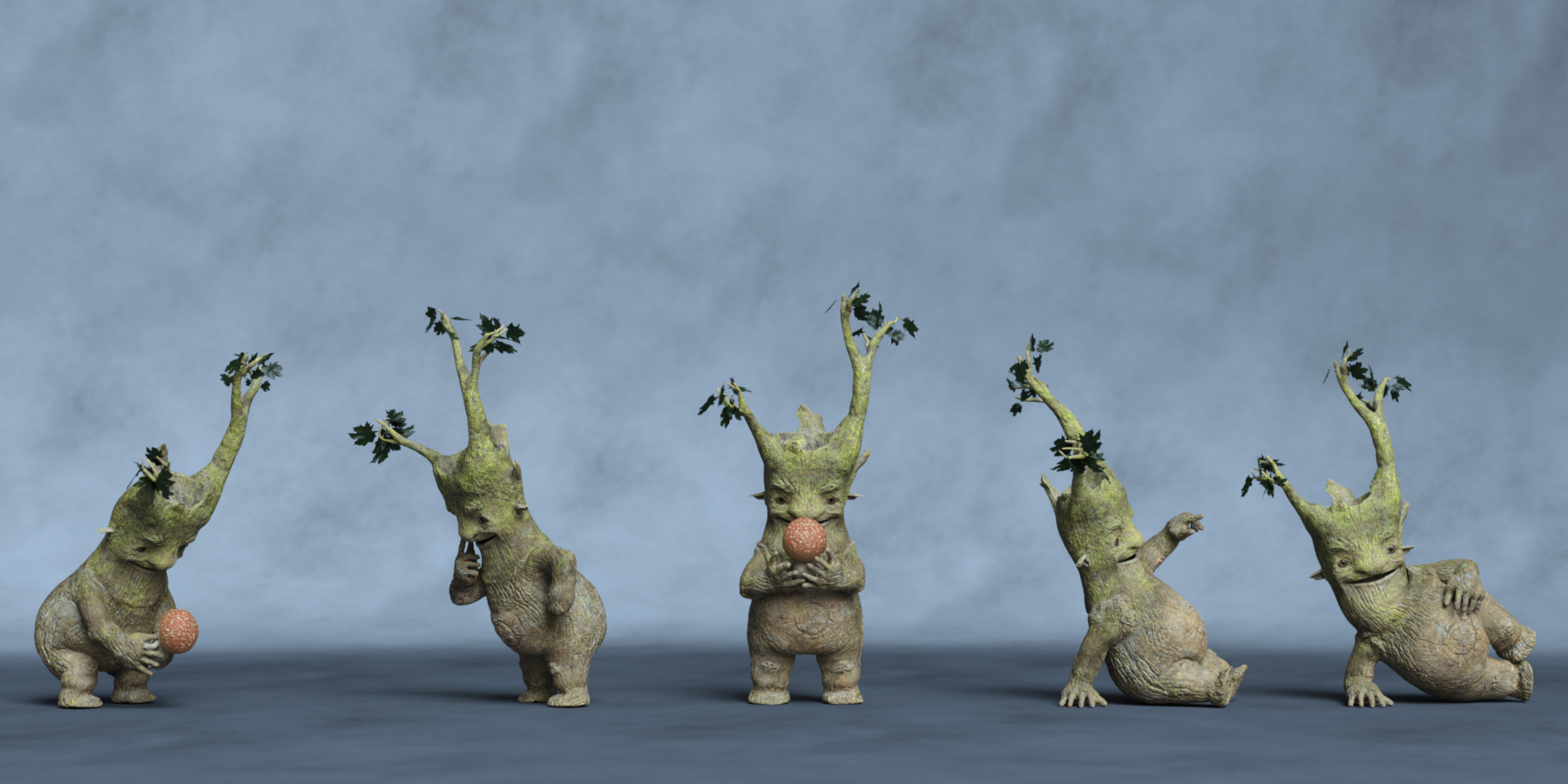 The Guardians Poses for JQ Forest Spirits by: Ensary, 3D Models by Daz 3D