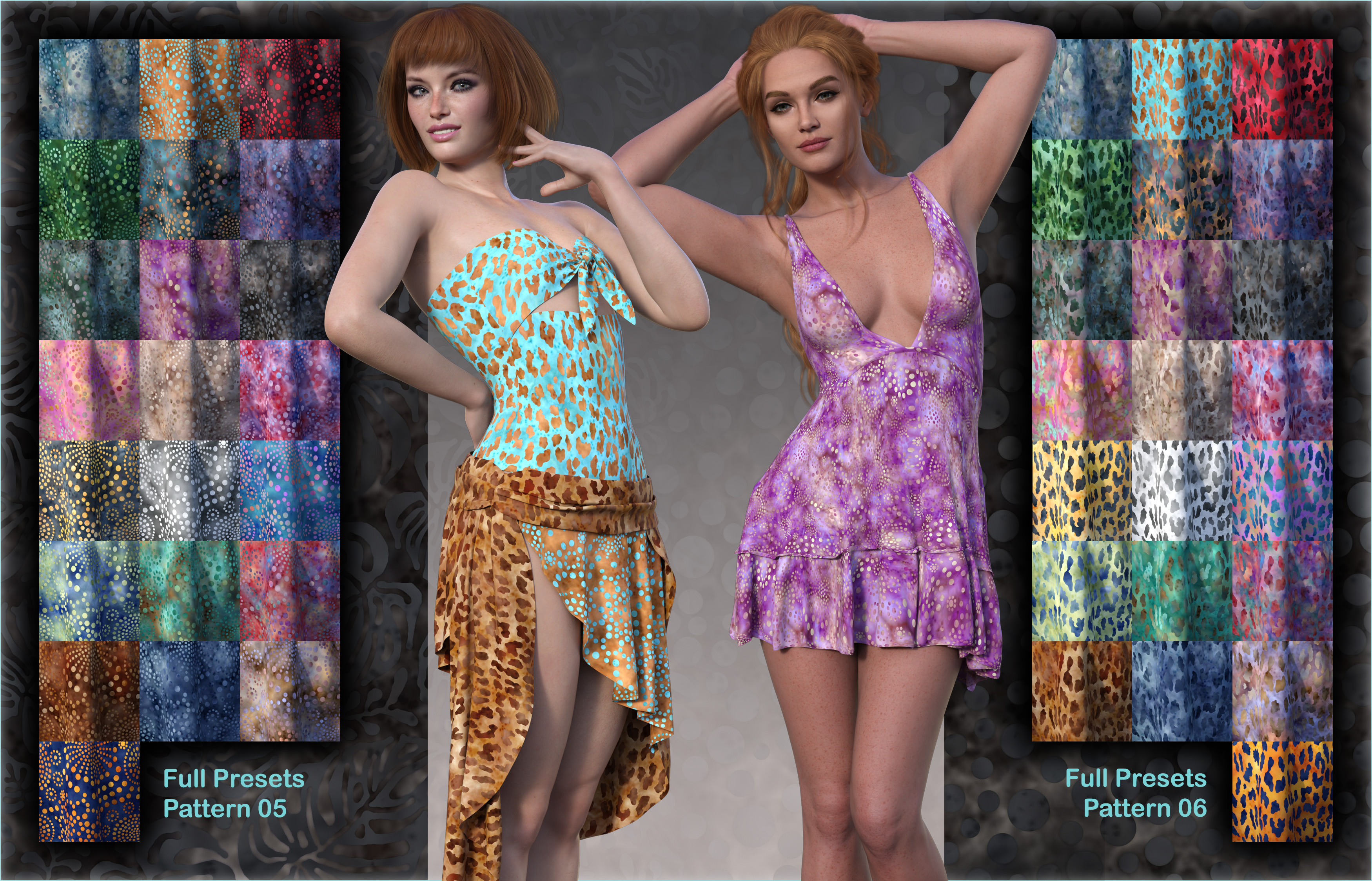 Pd Batik Iray Shaders by: parrotdolphin, 3D Models by Daz 3D