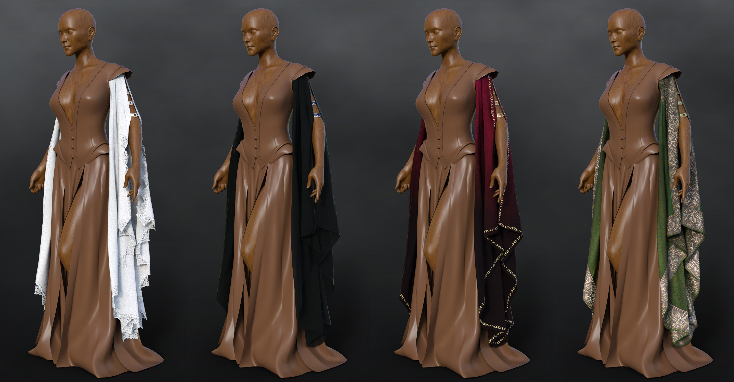 dForce War Witch Wardrobe Add-On for Genesis 9 dForce War Witch Wardrobe Add-On for Genesis 9 by: ArkiShox-Design, 3D Models by Daz 3D