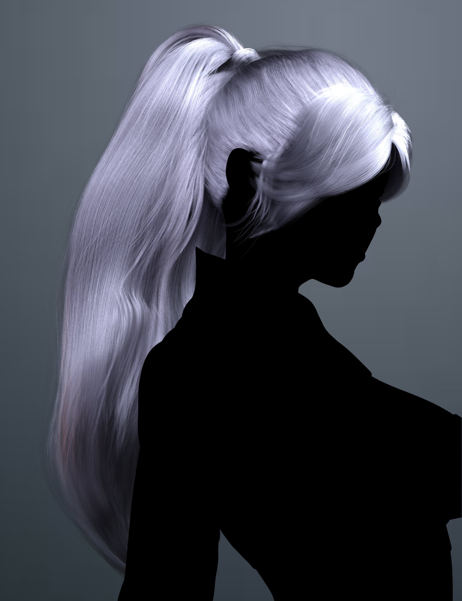 HM Katya Hair for Genesis 9 by: HM, 3D Models by Daz 3D