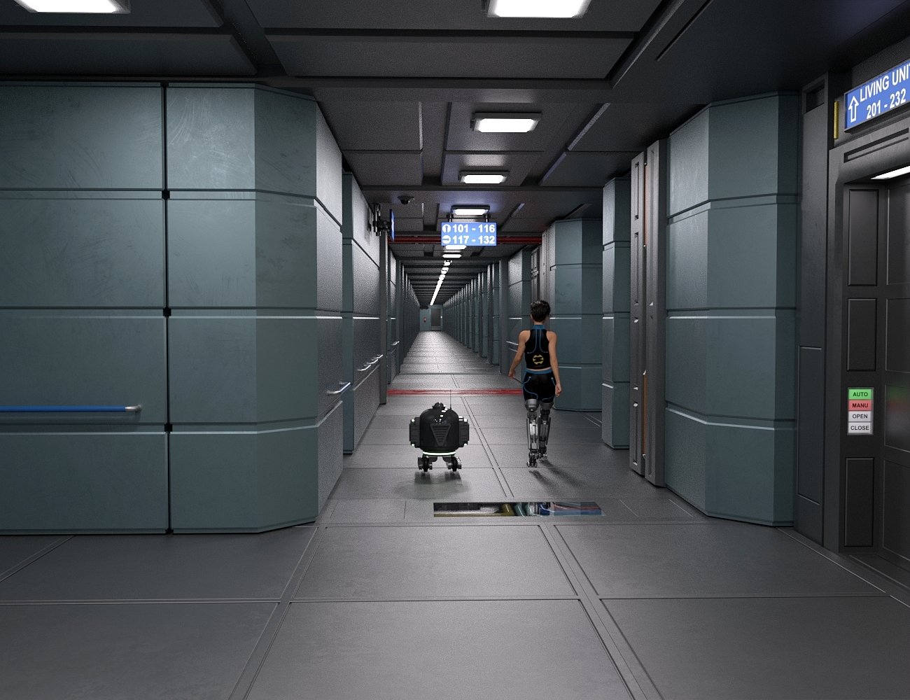 Space Road Stop Add-On 02 Space Road Stop Add-On 02 by: kerabera, 3D Models by Daz 3D