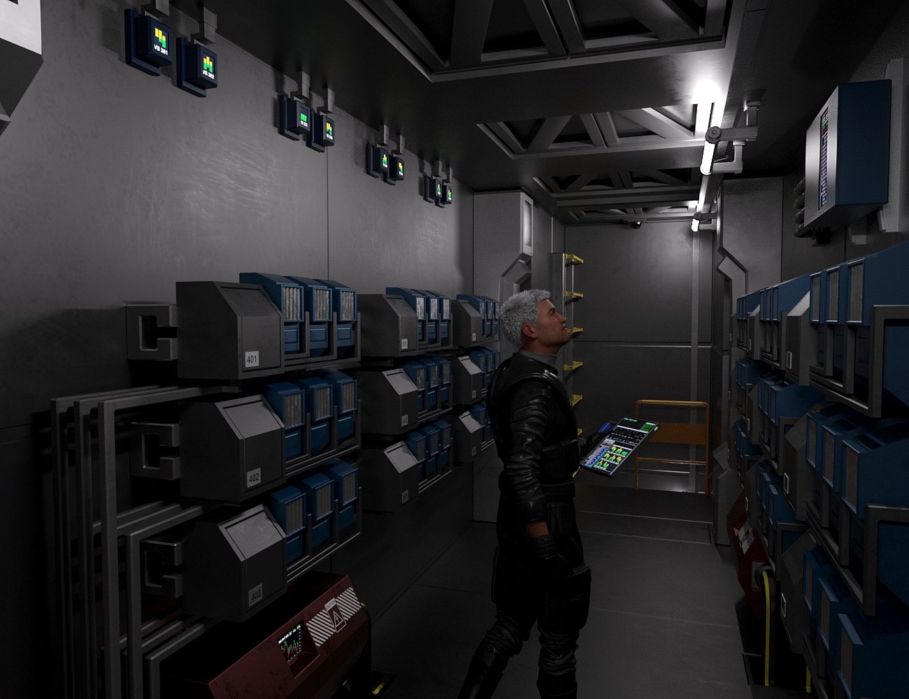 Space Road Stop Add-On 02 Space Road Stop Add-On 02 by: kerabera, 3D Models by Daz 3D