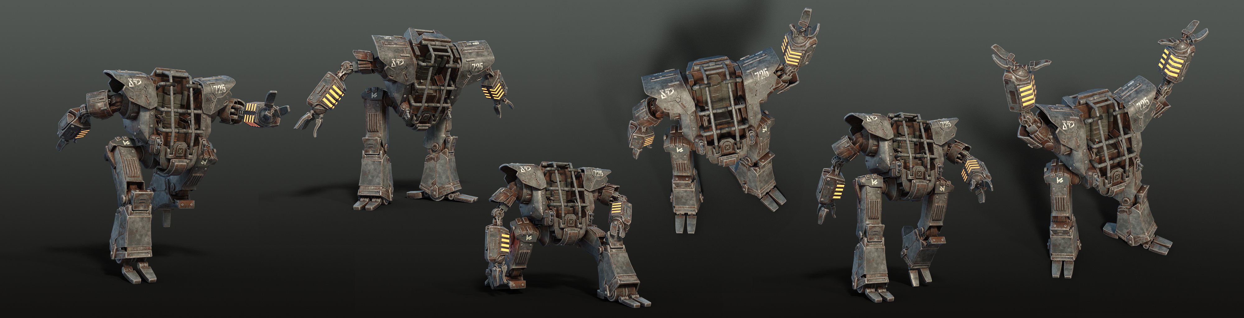 Mining Mech by: The AntFarm, 3D Models by Daz 3D