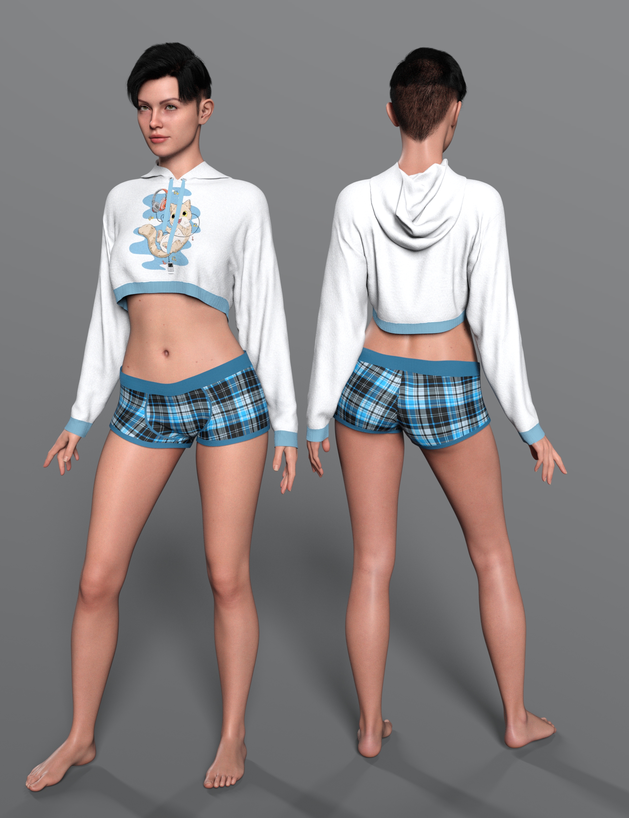Mixable Hoodies for Genesis 9 Mixable Hoodies for Genesis 9 by: Sade, 3D Models by Daz 3D