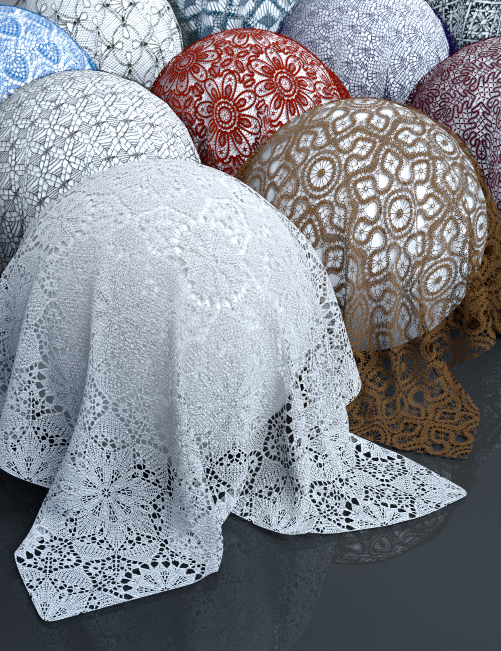 Crochet Shaders by: Atenais, 3D Models by Daz 3D