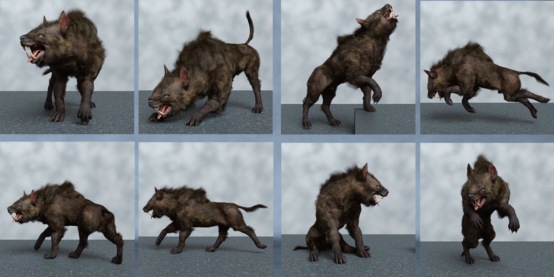 Varg Marauder Poses for Varg 8 Varg Marauder Poses for Varg 8 by: Ensary, 3D Models by Daz 3D