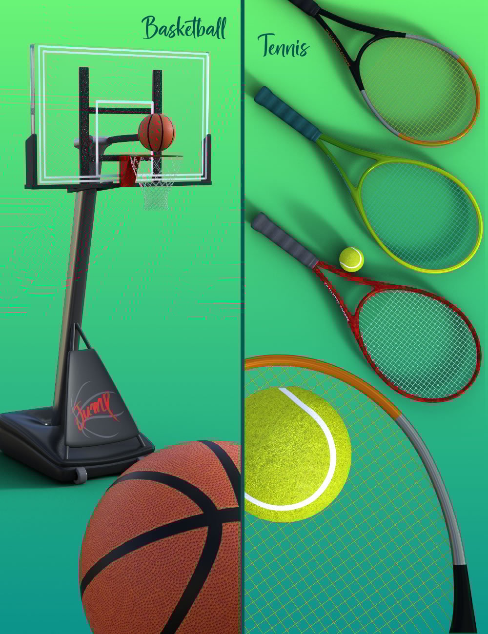 Hobby Props Sports Hobby Props Sports by: SilvaAnt3d, 3D Models by Daz 3D
