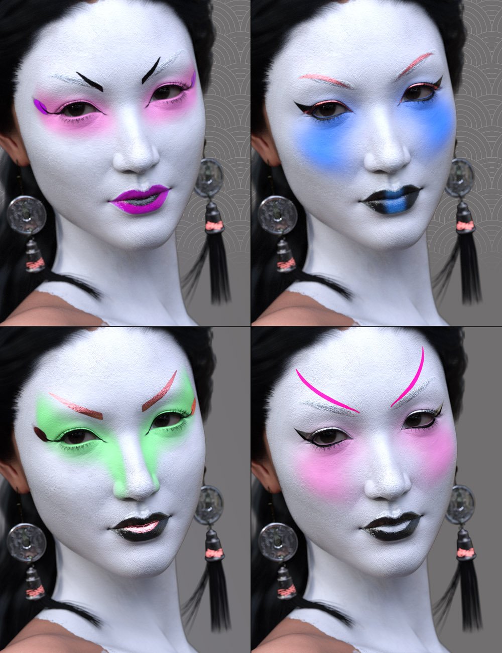 Geisha Builder Geoshells for Genesis 9 | Daz 3D