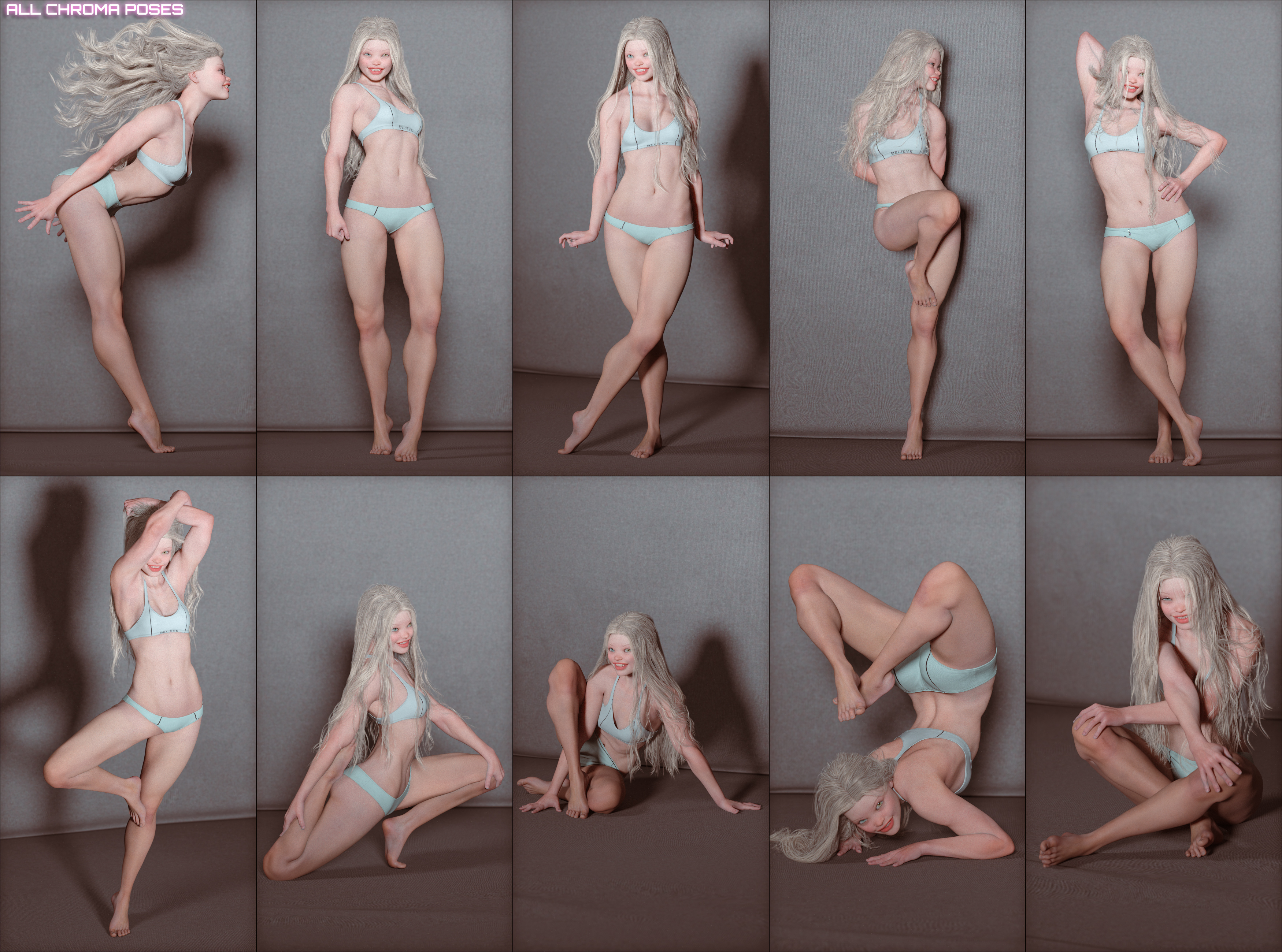 Expressive Chroma Poses and Zero One Clothes for Genesis 8, 8.1, and 9 Expressive Chroma Poses and Zero One Clothes for Genesis 8, 8.1, and 9 by: Aeon Soul, 3D Models by Daz 3D