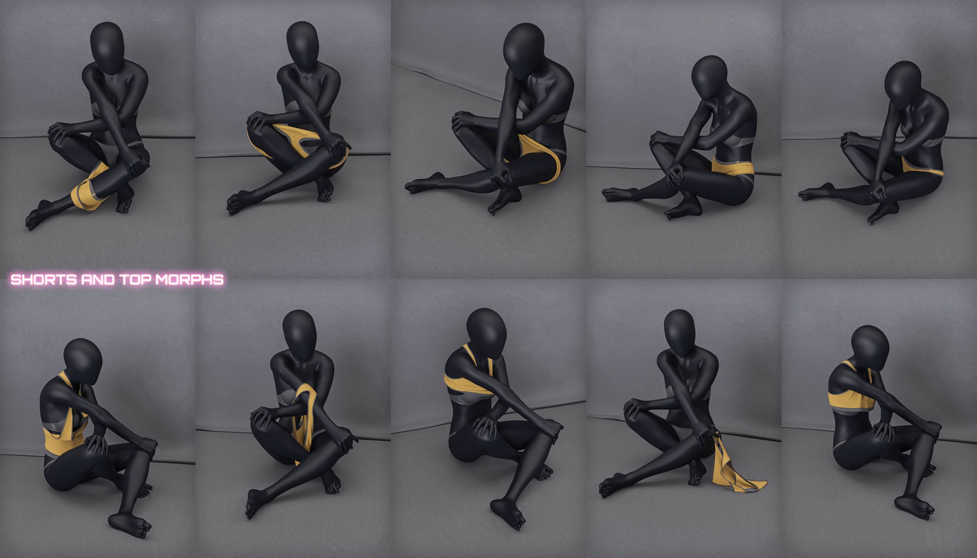 Expressive Chroma Poses and Zero One Clothes for Genesis 8, 8.1, and 9 Expressive Chroma Poses and Zero One Clothes for Genesis 8, 8.1, and 9 by: Aeon Soul, 3D Models by Daz 3D