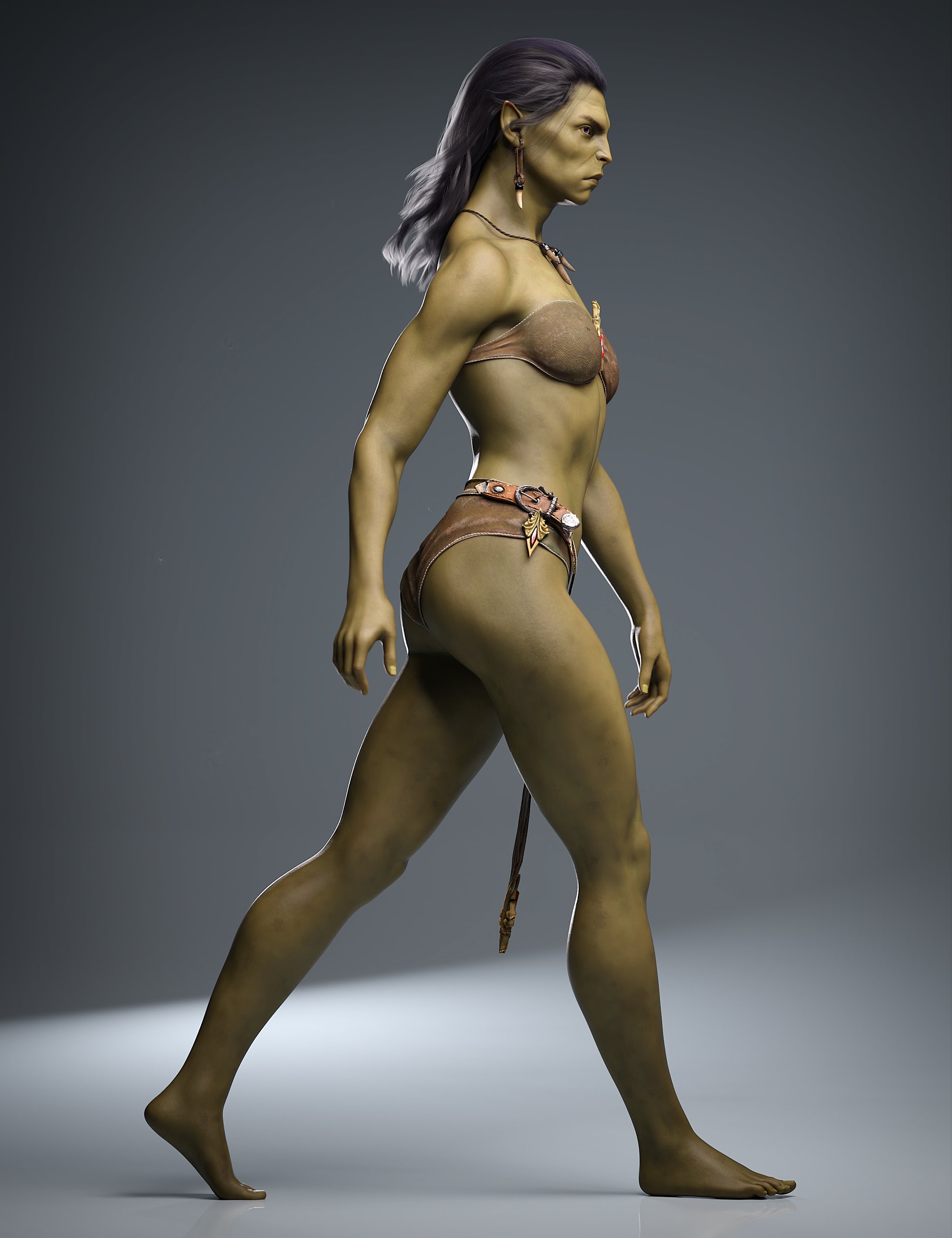 Norba the Orc HD for Genesis 9 by: , 3D Models by Daz 3D