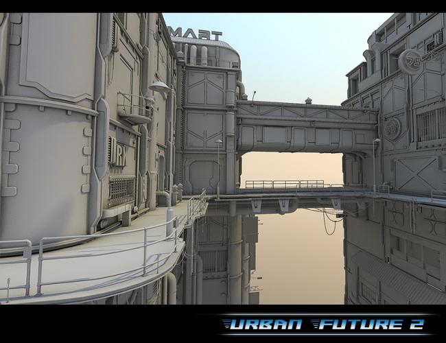 Urban Future 2 by: Stonemason, 3D Models by Daz 3D