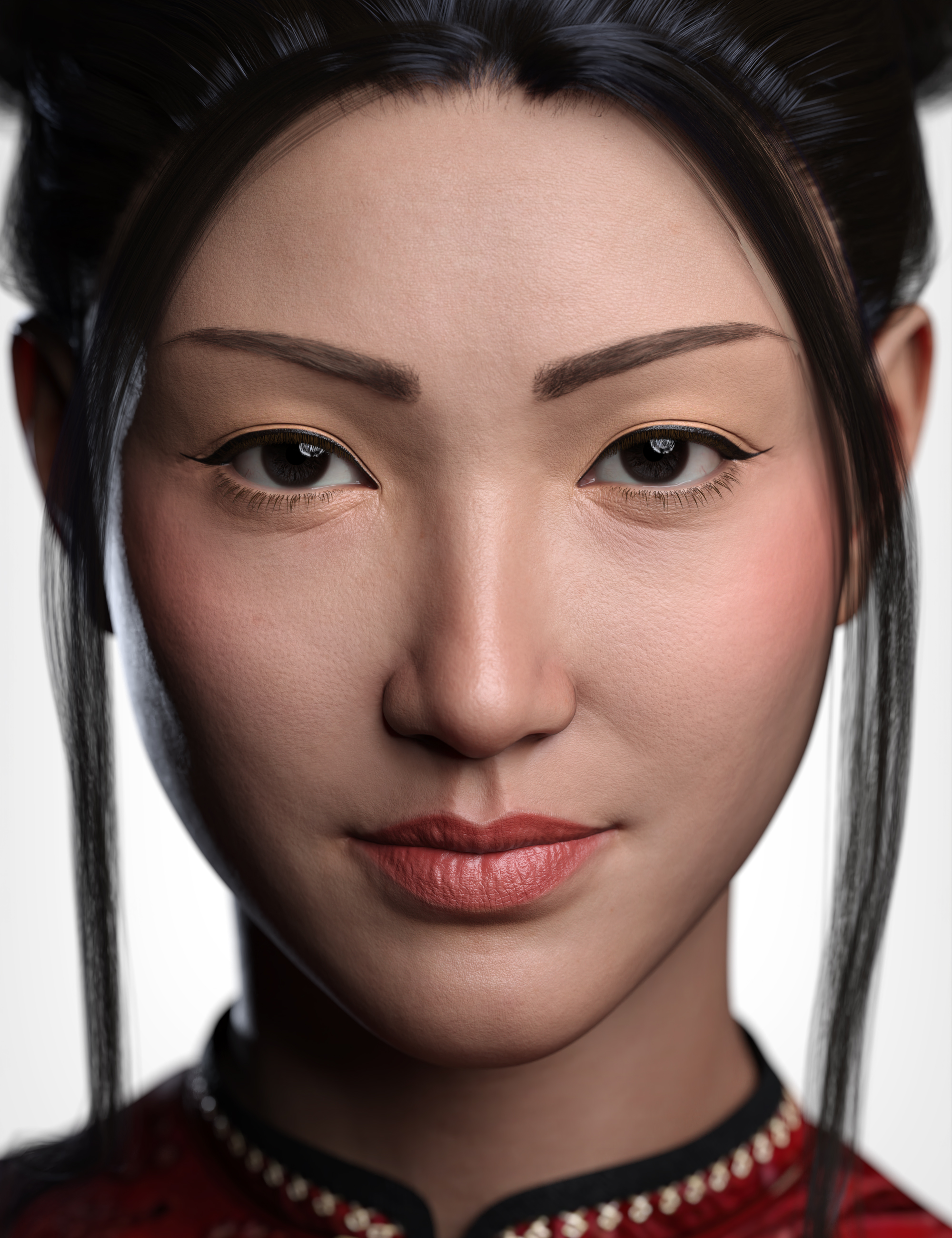 Xiu Lin 9 HD Makeup by: , 3D Models by Daz 3D