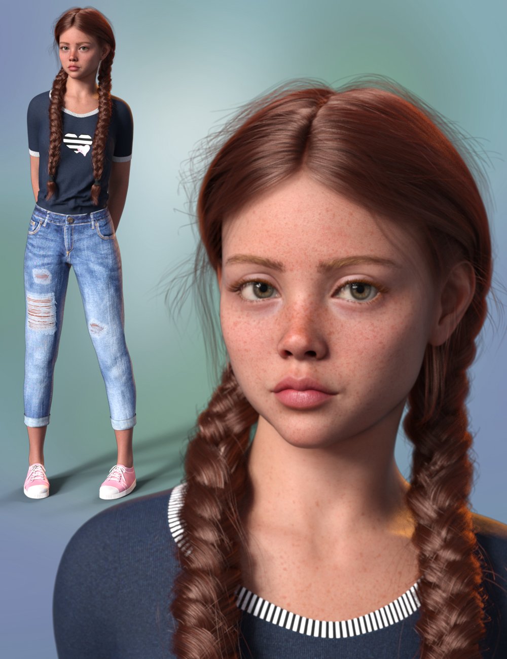 P3D Teenage Shape Set | Daz 3D