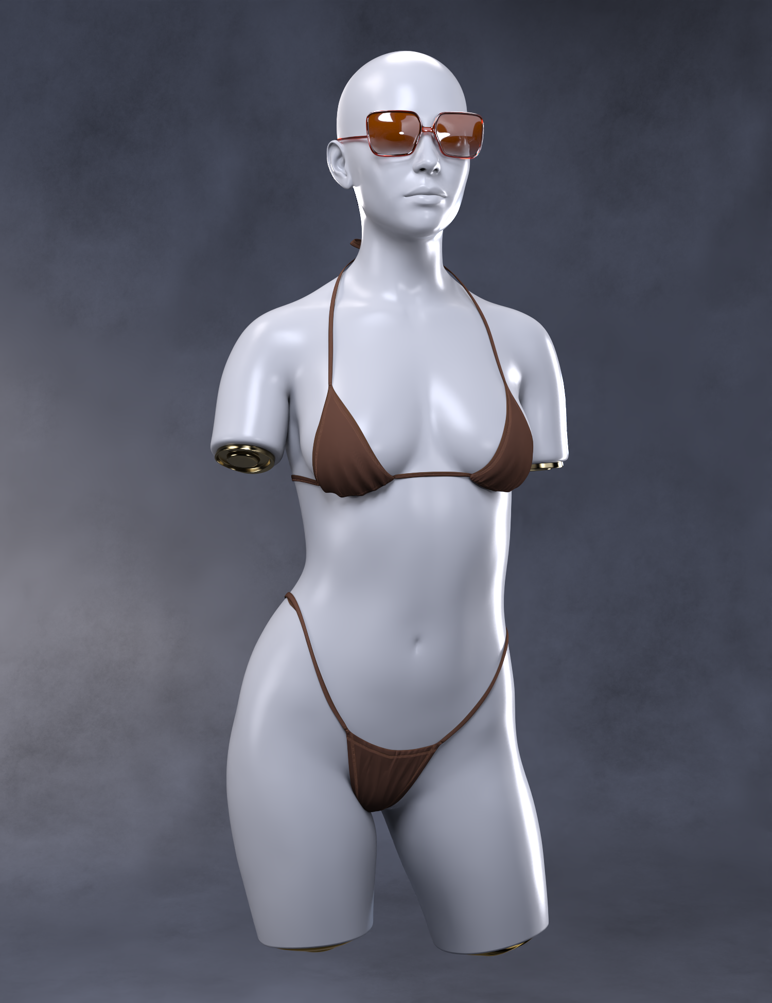 X-Fashion Mini Bikini Set for Genesis 9 by: xtrart-3d, 3D Models by Daz 3D