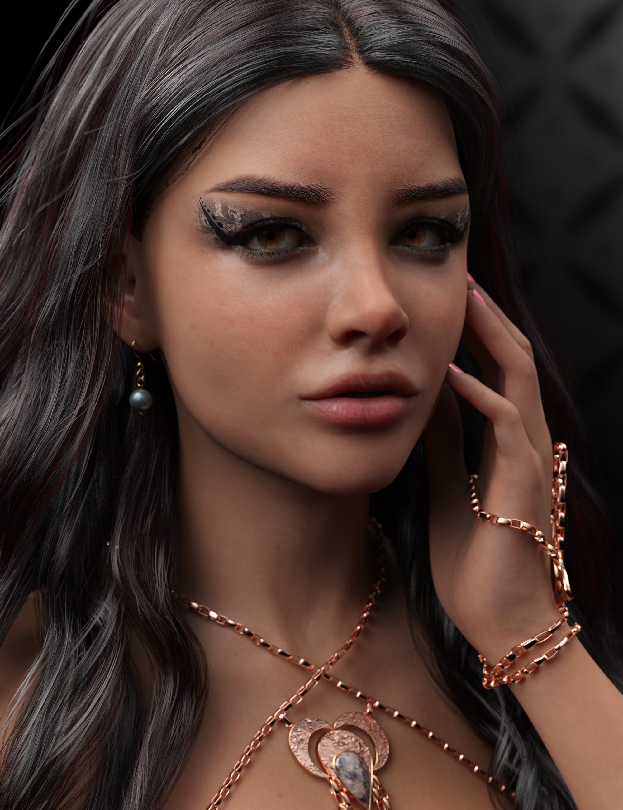 IST Shahina for Genesis 9 by: iSourceTextures, 3D Models by Daz 3D