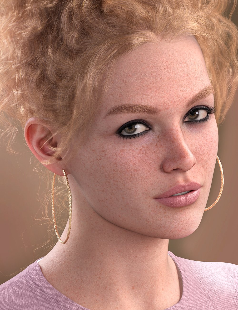 V Earring Collection for Genesis 9 and 8 by: Valery3D, 3D Models by Daz 3D