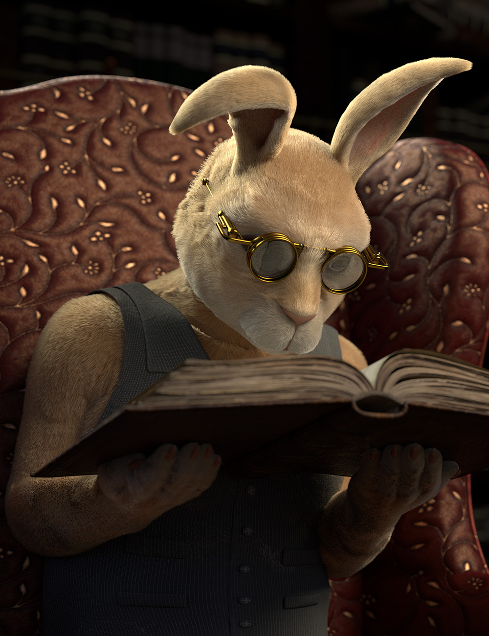 Oso Rabbitfolk for Genesis 9 by: Oso3D, 3D Models by Daz 3D