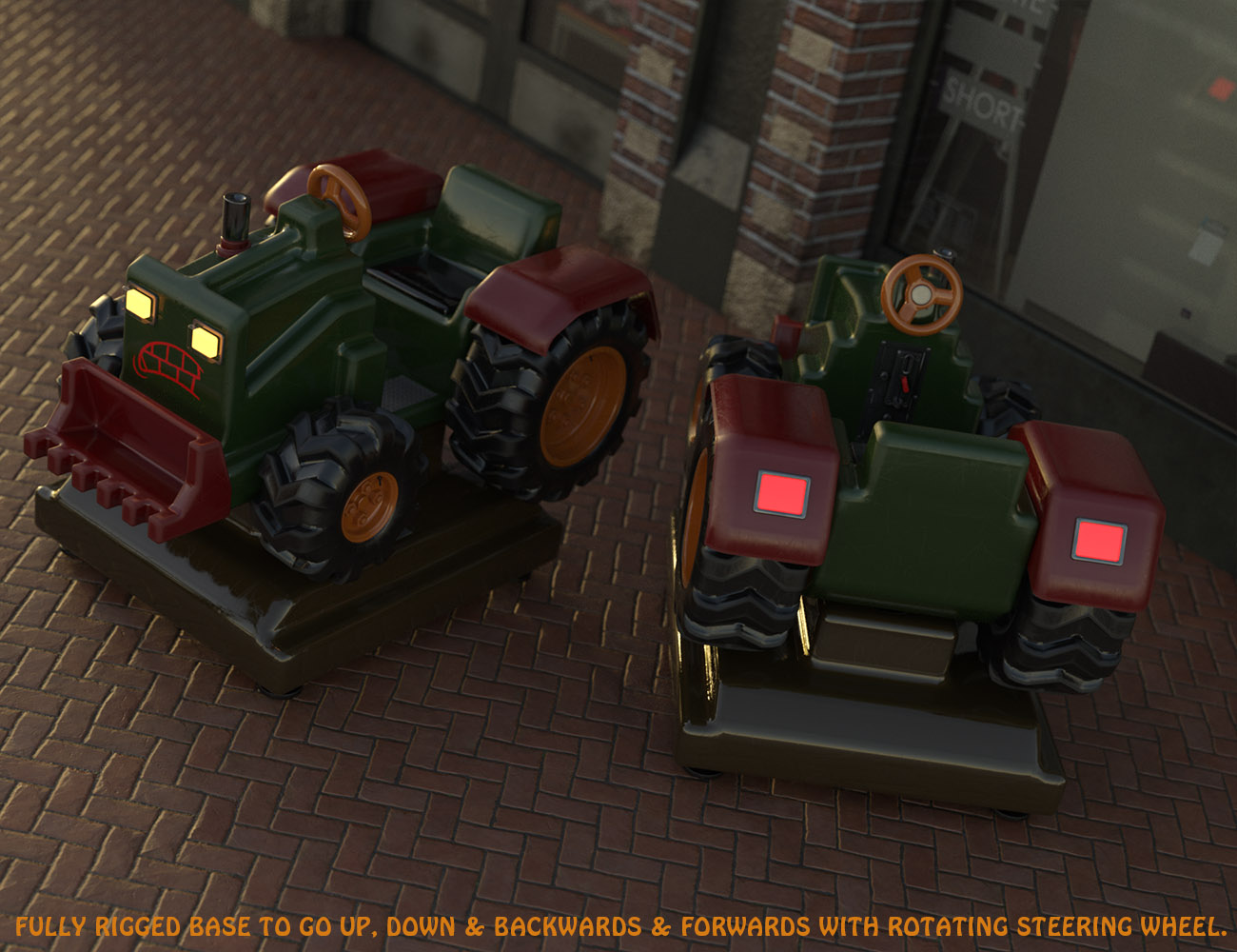 Coin-Operated Rides Mega Pack by: ForbiddenWhispersDavid Brinnen, 3D Models by Daz 3D