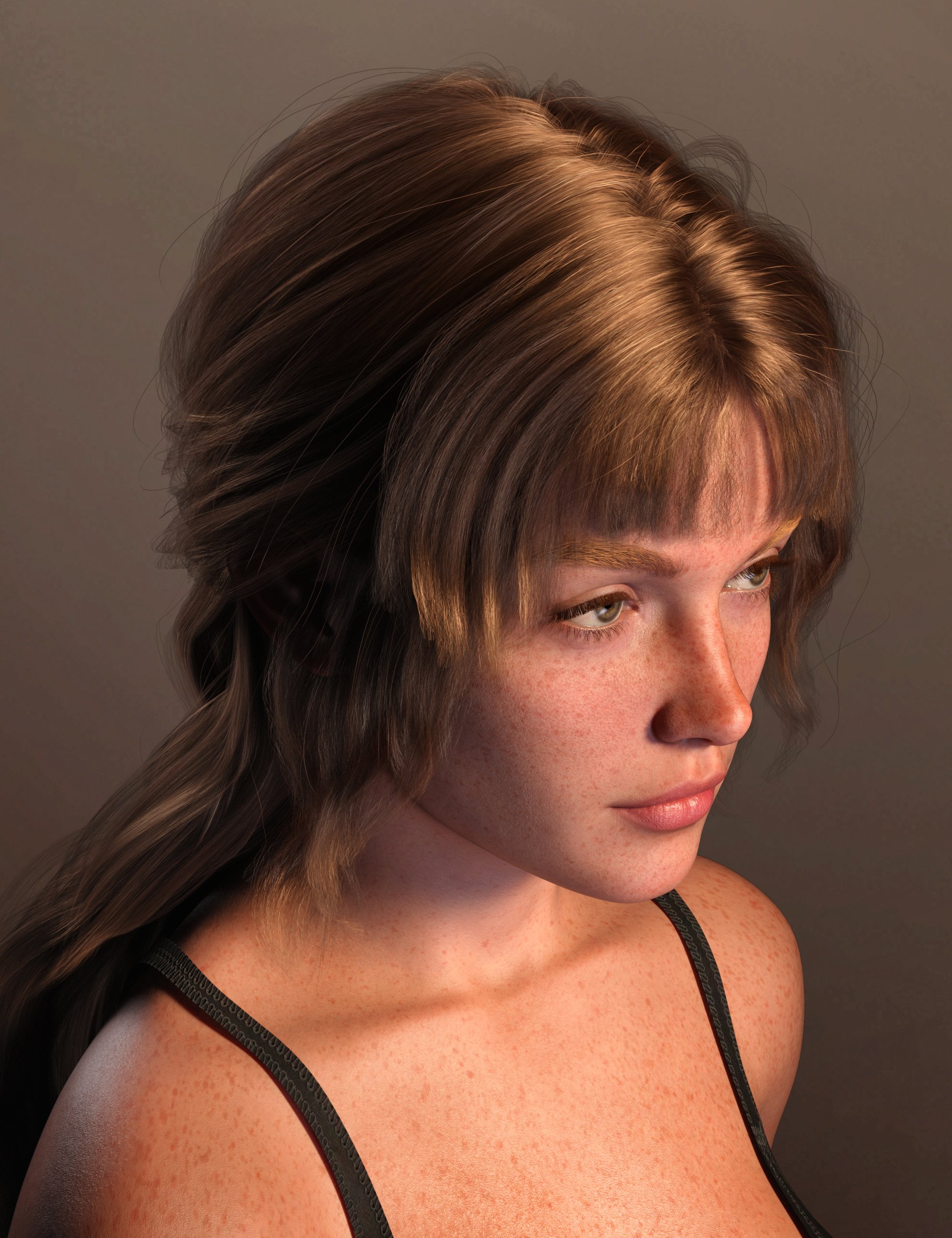 Fe Gentle Hair For Genesis 9 Daz 3d 1242